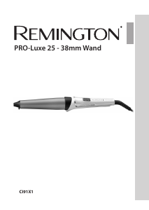 Mode d’emploi Remington CI91X1 PRO-Luxe Fer à boucler