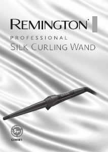 Manual Remington CI96W1 Silk Wand Modelador de cabelo