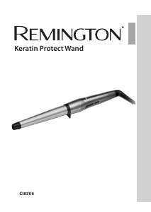 Bruksanvisning Remington CI5318 Keratin Protect Locktång