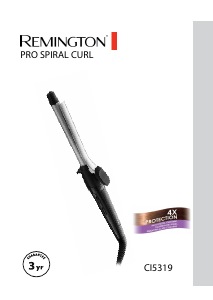 Посібник Remington CI5319 Pro Spiral Curl Прилад для укладання волосся