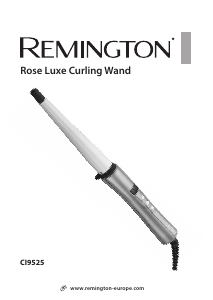 Manual de uso Remington CI9525 Rose Luxe Moldeador