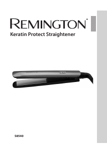 Руководство Remington S8540 Keratin Protect Выпрямитель волос