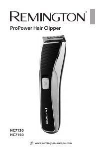 Посібник Remington HC7130 ProPower Машинка для стрижки волосся