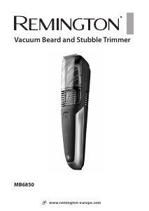 Manual Remington MB6850 Vacuum Trimmer de barba