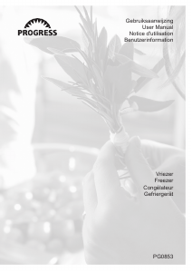 Mode d’emploi Progress PG0853 Congélateur