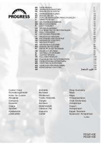 كتيب مدخنة موقد طبخ PDG6143E Progress