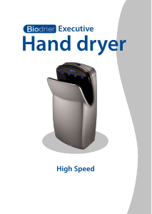 Manual Biodrier Executive Hand Dryer