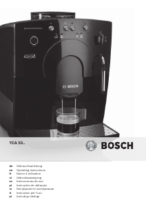 Manual Bosch TCA5309 Máquina de café expresso