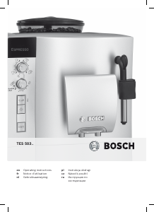 Mode d’emploi Bosch TES50321RW Machine à expresso