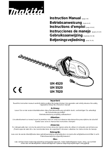 Bedienungsanleitung Makita UH4520 Heckenschere