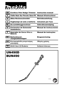 Manual Makita UN490D Hedgecutter