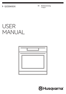 Bruksanvisning Husqvarna-Electrolux QCE8450X Ugn
