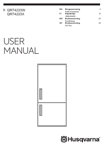 Bruksanvisning Husqvarna-Electrolux QRT4223W Kjøle-fryseskap