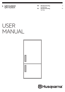 Bruksanvisning Husqvarna-Electrolux QRT4265W Kyl-frys