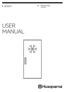 Bruksanvisning Husqvarna-Electrolux QT231I Frys