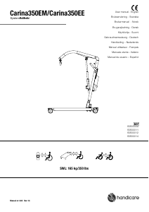 Mode d’emploi Handicare Carina 350EM Elevateur des patients