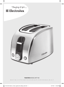 Bruksanvisning Electrolux EAT7100R Brødrister