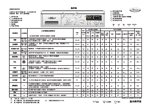 说明书 惠而浦AWO 45100洗衣机