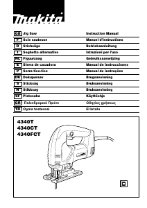 Bruksanvisning Makita 4340FCT Sticksåg