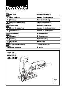 Kullanım kılavuzu Makita 4341CT Dekupaj testere