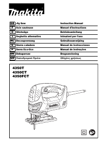 Manual de uso Makita 4350CT Sierra de calar