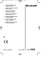 Bedienungsanleitung Einhell RG-ES 1433 Vertikutierer