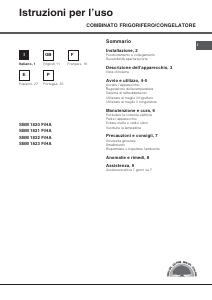 Manual de uso Hotpoint-Ariston SBM 1821 F/HA Frigorífico combinado