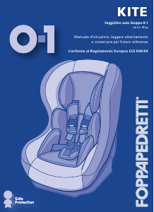 Manual de uso Foppapedretti Kite Asiento para bebé