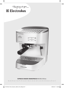 Bruksanvisning Electrolux EEA260 Kaffebryggare
