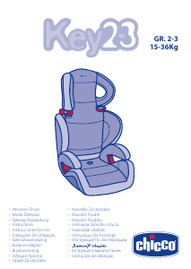 Manuál Chicco Key23 Autosedadlo