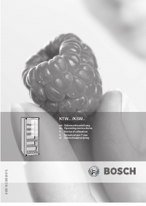 Mode d’emploi Bosch KSW30V81 Cave à vin