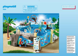 사용 설명서 Playmobil set 9060 Zoo 수족관