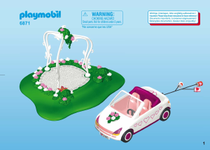 Mode d’emploi Playmobil set 6871 Wedding Starter Set Couple de mariés avec voiture