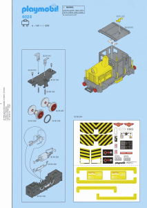 Mode d’emploi Playmobil set 4024 Train Train marchandises