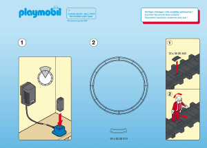 Bedienungsanleitung Playmobil set 4035 Train Weihnachts-Zug