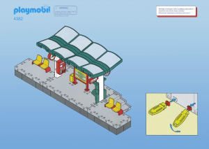 Handleiding Playmobil set 4382 Train Perron