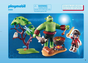 Mode d’emploi Playmobil set 9409 Super 4 Ogre géant avec Ruby