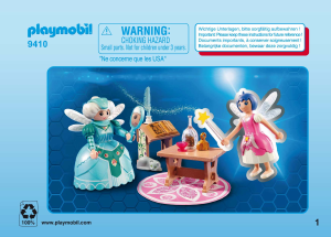 Mode d’emploi Playmobil set 9410 Super 4 Etincelle et la Grande fée