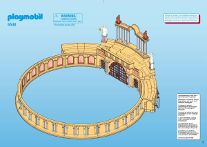 Manual de uso Playmobil set 6548 Romans Circo Romano