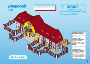 Mode d’emploi Playmobil set 6254 Riding Stables Boxe supplémentaire pour haras