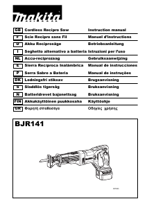 Bruksanvisning Makita BJR141 Bajonettsag