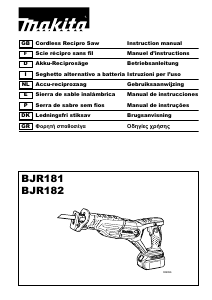 Manual Makita BJR181 Serra sabre