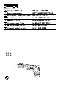 Manual Makita DJR182 Reciprocating Saw