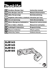 Manual Makita DJR185 Reciprocating Saw