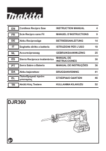 Bedienungsanleitung Makita DJR360 Säbelsäge