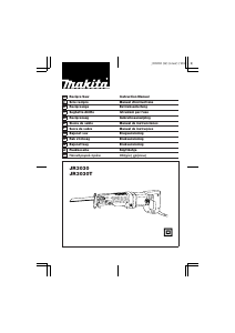 Εγχειρίδιο Makita JR3030 Παλινδρομικό πριόνι