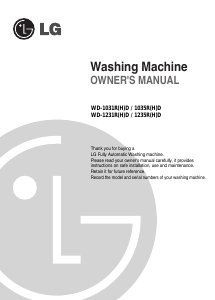 Handleiding LG WD-1031RD Wasmachine