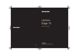 Handleiding Lenovo Edge 15 Laptop