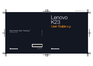 Manual Lenovo K23 Laptop