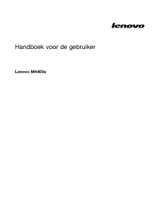 Handleiding Lenovo M4400s Laptop